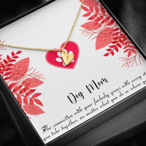 Gearhumans 3D Happy Mothers Day Gift To Dog Mom Sweetest Hearts Necklace GO23042110 ShineOn Fulfillment