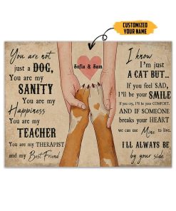 Gearhumans 3D Happy Mothers Day Gift To Dogmom Custom Name Canvas GO16042118 Canvas 1 Piece Non Frame M