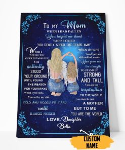 Gearhumans 3D Happy Mothers Day Gift To My Mother Custom Name Canvas GO070415 Canvas 1 Piece Non Frame M