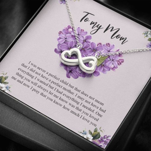 Gearhumans 3D Happy Mothers Day Infinity Hearts Necklace GO20042126 ShineOn Fulfillment