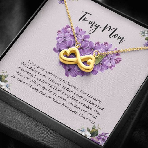 Gearhumans 3D Happy Mothers Day Infinity Hearts Necklace GO20042126 ShineOn Fulfillment
