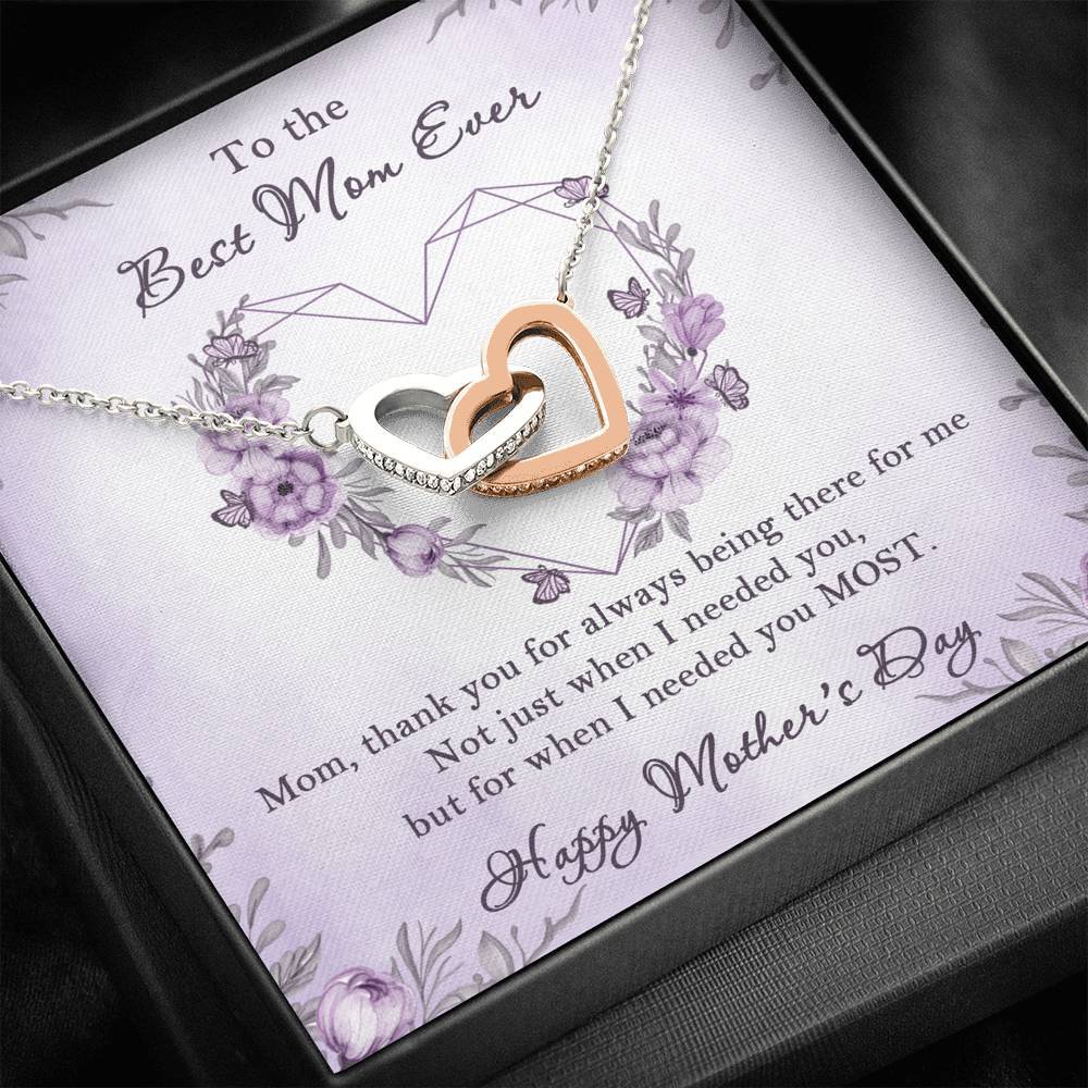 Gearhumans 3D Happy Mothers Day Interlocking Hearts Necklace 1 Gearhumans 3D Happy Mothers Day Interlocking Hearts Necklace GO26042120 ShineOn Fulfillment Standard Box