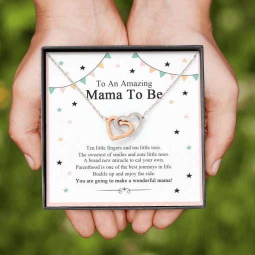 Gearhumans 3D Happy Mothers Day Interlocking Hearts Necklace 7 Gearhumans 3D Happy Mothers Day Interlocking Hearts Necklace GO26042122 ShineOn Fulfillment