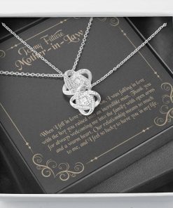 Gearhumans 3D Happy Mothers Day Love Knot Necklace GO22042110 ShineOn Fulfillment Standard Box