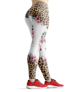 Gearhumans 3D Happy Mothers Day Mother Bunny Easter Leopard Custom Legging GO250348 Leggings Leggings S