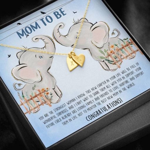 Gearhumans 3D Happy Mothers Day Sweetest Hearts Necklace 21 Gearhumans 3D Happy Mothers Day Sweetest Hearts Necklace GO22042117 ShineOn Fulfillment 18K Yellow Gold Finish - 2 Hearts