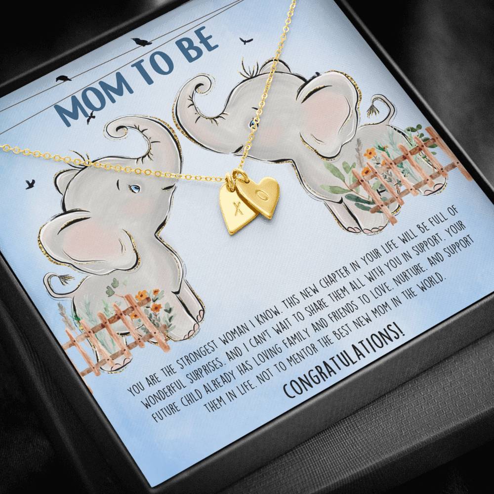 Gearhumans 3D Happy Mothers Day Sweetest Hearts Necklace 9 Gearhumans 3D Happy Mothers Day Sweetest Hearts Necklace GO22042117 ShineOn Fulfillment 18K Yellow Gold Finish - 2 Hearts