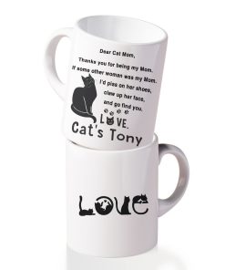 Gearhumans 3D Happy Mothers Day To My Cat Mom Custom Name Mug GO150428 Mug 