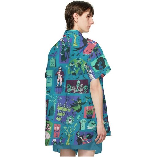 Gearhumans 3D Haunted Maison Hawaii Shirt ZK1705219 Hawai Shirt