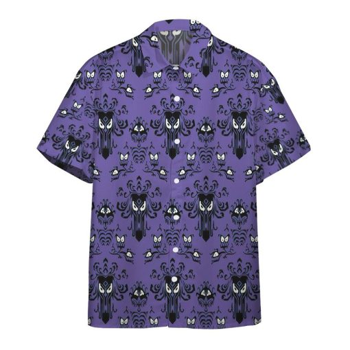 Gearhumans 3D Haunted Mansion Hawaii Shirt ZK1705211 Hawai Shirt Short Sleeve Shirt S