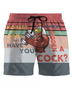 Gearhumans 3D Have You Ever Ridden A Cock Custom Summer Beach Shorts GN07075 Men Shorts Men Shorts S