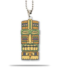 Gearhumans 3D Hawaii Tiki Mask Custom Car Hanging GW21062114 Car Hanging Car Hanging/1 Pack 
