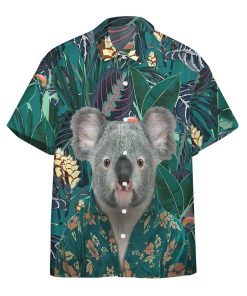 Gearhumans 3D Hawaiian Koala Custom Short Sleeve Shirt GO05052113 Hawai Shirt Short Sleeve Shirt S