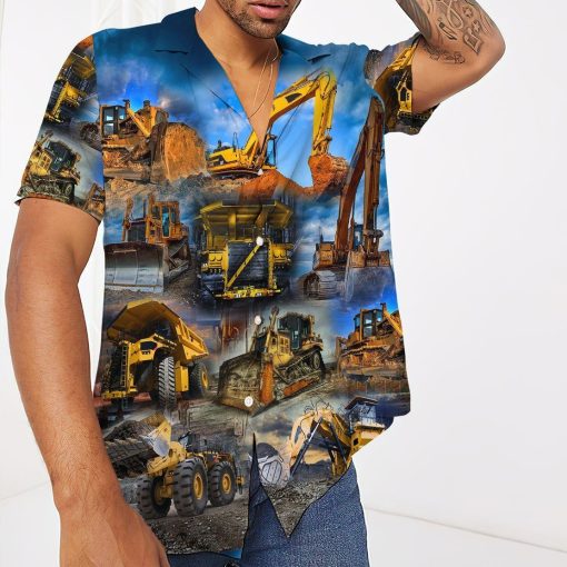 Gearhumans 3D Heavy Equipment Hawaii Shirt ZZ08048 Hawai Shirt