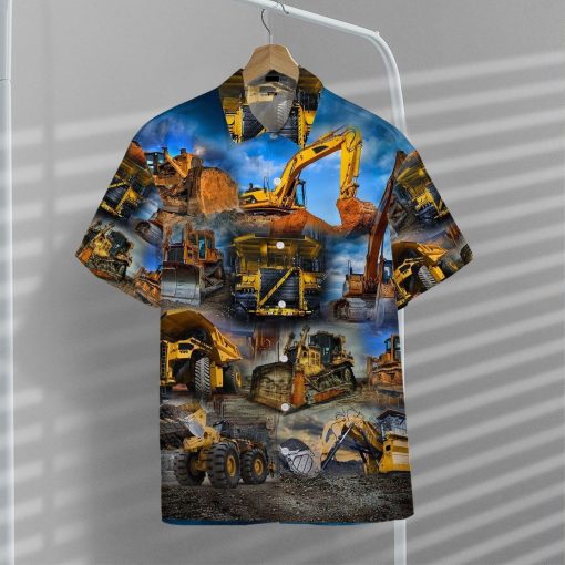 Gearhumans 3D Heavy Equipment Hawaii Shirt ZZ08048 Hawai Shirt