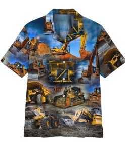 Gearhumans 3D Heavy Equipment Hawaii Shirt ZZ08048 Hawai Shirt Short Sleeve Shirt S