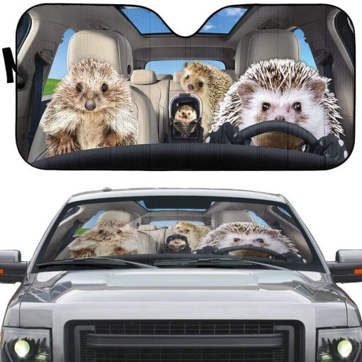 gearhumans 3D Hedgehogs Custom Car Auto Sunshade GS23075 Auto Sunshade