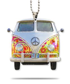 Gearhumans 3D Hippie Van Road Trip Custom Car Hanging GW1806214 Car Hanging Car Hanging/1 Pack 