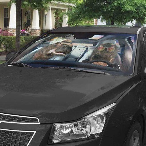gearhumans 3D Hippo Car Cuto Sunshade GS29067 Auto Sunshade