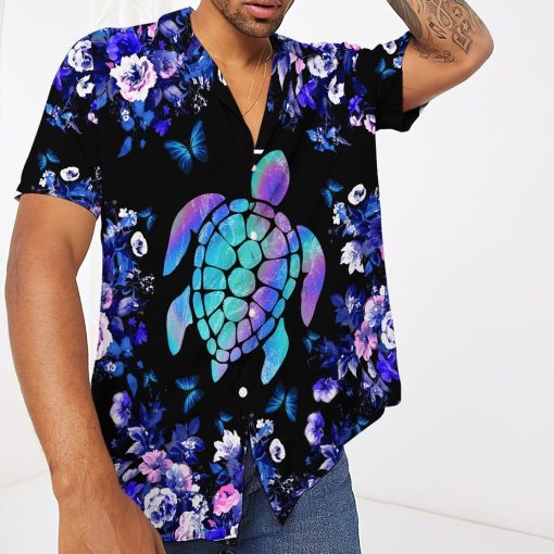 Gearhumans 3D Holographic Turtle Hawaii Shirt ZK21052104 Hawai Shirt