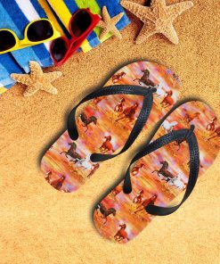 Gearhumans 3D Horse Flip Flop ZZ2605214 Flipflop Women 35EU 