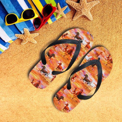 Gearhumans 3D Horse Flip Flop ZZ2605214 Flipflop Women 35EU