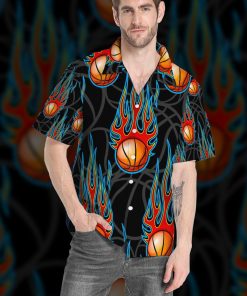 Gearhumans 3D Hot Rod Basketball Ball Custom Hawaii Shirt GS19052126 Hawai Shirt 
