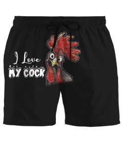 Gearhumans 3D I Love My Cock Custom Beach Shorts Swim Trunks GV11062 Men Shorts Men Shorts S 
