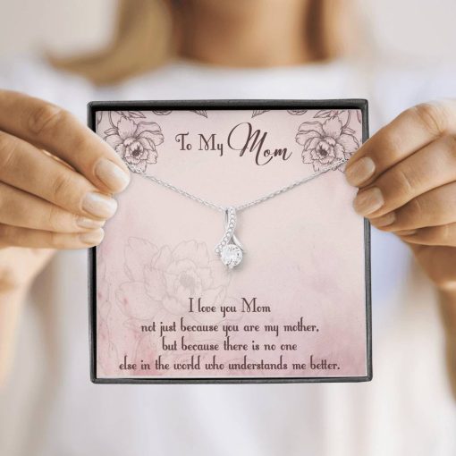 Gearhumans 3D I Love My Mom Happy Mothers Day Alluring Beauty Necklace 14 Gearhumans 3D I Love My Mom Happy Mothers Day Alluring Beauty Necklace GS2604217 ShineOn Fulfillment