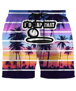 Gearhumans 3D Id Tap That Custom Beach Shorts Swim Trunks GL03076 Men Shorts Men Shorts S