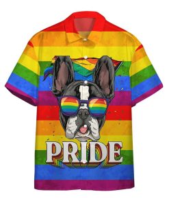 Gearhumans 3D Im Proud And So Is My French Bulldog Custom Short Sleeve Shirts GS01062124 Hawai Shirt Short Sleeve Shirt S 