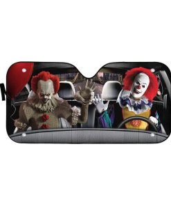 gearhumans 3D IT chapter 2 Pennywise Custom Car Auto Sunshade GV190710 Auto Sunshade 57''x27.5''