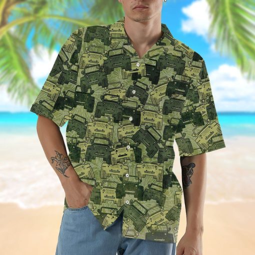 Gearhumans 3D Jeep Hawaii Shirt ZZ08047 Hawai Shirt