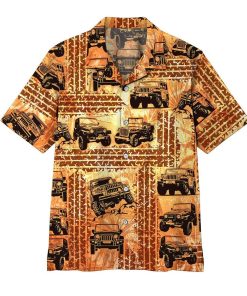 Gearhumans 3D Jeep Hawaii Shirt ZZ12044 Hawai Shirt Short Sleeve Shirt S 