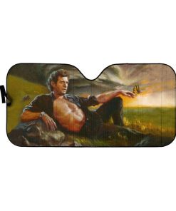 gearhumans 3D Jeff Goldblum The Creation of Adam Car Auto Sunshade GH20056 Auto Sunshade 57''x27.5'' 