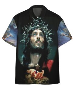 Gearhumans 3D Jesus Christ I Believe In God Our Father Custom Short Sleeve Shirts GW04052120 Hawai Shirt Short Sleeve Shirt S 