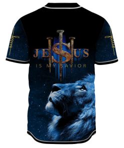 Gearhumans 3D Jesus Is My Savior Custom Jersey Shirt GS0107211 Jersey Shirt