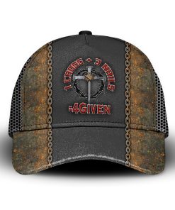 Gearhumans 3D Jesus One Cross Three Nails Custom Classic Cap GW120410 Cap Cap