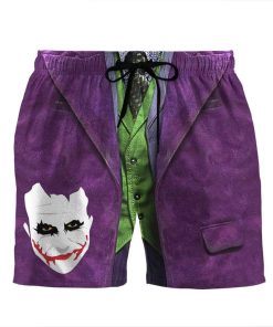 Gearhumans 3D Joker Custom Beach Shorts Swim Trunks GL09076 Men Shorts Men Shorts S