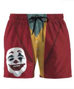 Gearhumans 3D Joker Suit Custom Beach Shorts Swim Trunks GL07077 Men Shorts Men Shorts S