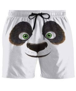Gearhumans 3D Kungfu Panda Custom Beach Shorts Swim Trunks GV270718 Men Shorts Men Shorts S
