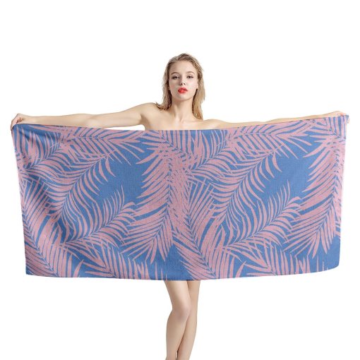 Gearhumans 3D Leaf Beach Towel GJ14052119 Towel