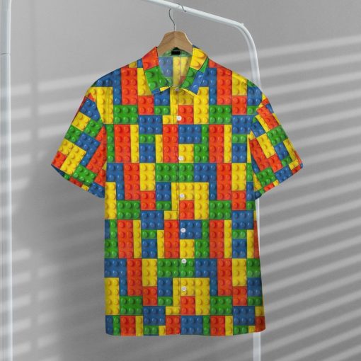Gearhumans 3D Lego Fabric Custom Hawaii Shirt GO10052120 Hawai Shirt