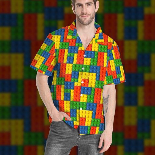 Gearhumans 3D Lego Fabric Custom Hawaii Shirt GO10052120 Hawai Shirt