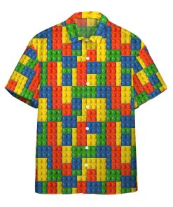 Gearhumans 3D Lego Fabric Custom Hawaii Shirt GO10052120 Hawai Shirt Short Sleeve Shirt S 