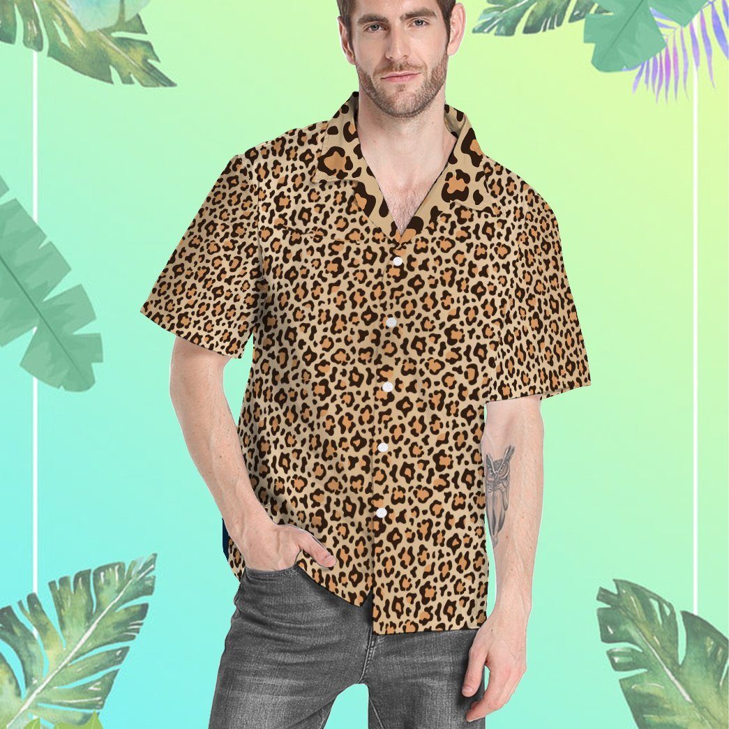 Gearhumans 3D Leopard Skin Hawaii Shirt 6 Gearhumans 3D Leopard Skin Hawaii Shirt ZC13049 Hawai Shirt