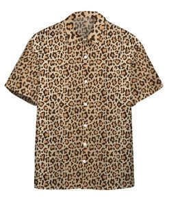 Gearhumans 3D Leopard Skin Hawaii Shirt ZC13049 Hawai Shirt Short Sleeve Shirt S 