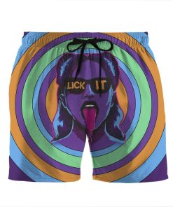 Gearhumans 3D Lick It Lady Custom Beach Shorts Swim Trunks GL05072 Men Shorts Men Shorts S