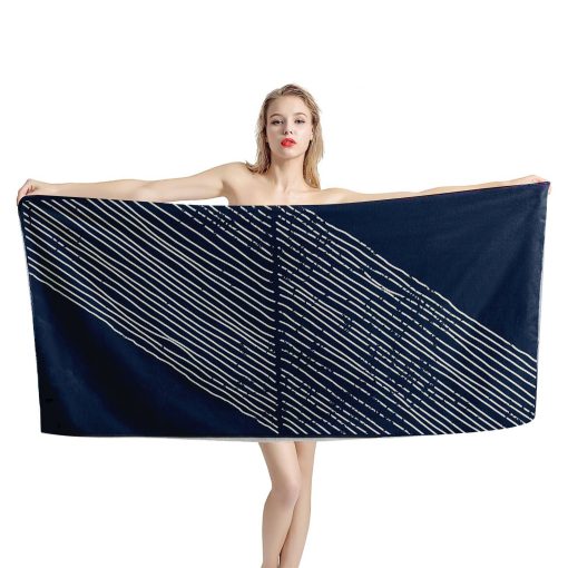 Gearhumans 3D Line Beach Towel GJ14052110 Towel