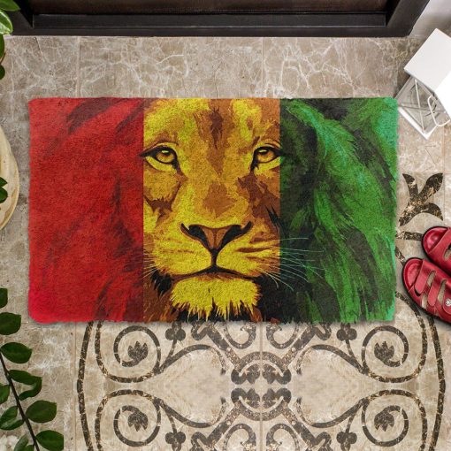 Gearhumans 3D Lion Reggae Custom Doormat 6 Gearhumans 3D Lion Reggae Custom Doormat GW1506216 Doormat
